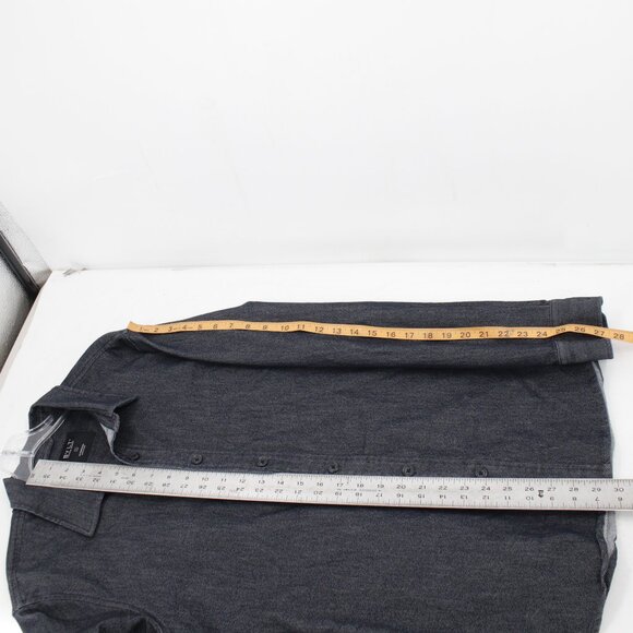 BYLT shirt mens large Tech Denim Long Sleeve Button Down Shirt Indigo overshirt - Picture 9 of 10